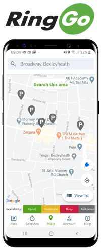 RingGo parking app
