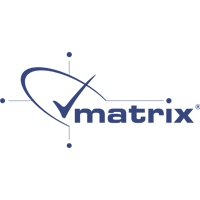 Logo that says, Matrix