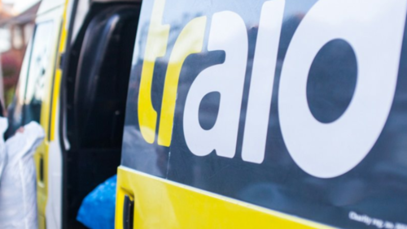 Traid logo on van