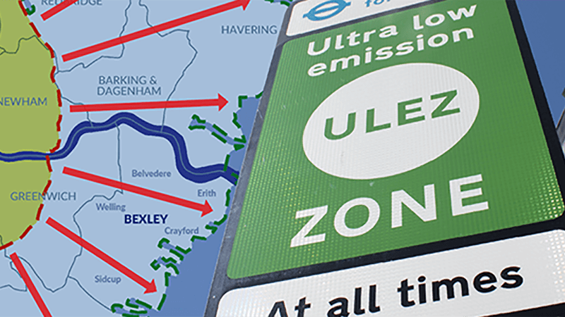 Image shows a ULEZ sign