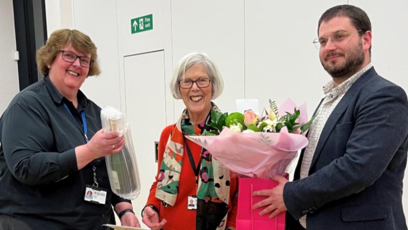 Leader of the Council with Cllr Slaughter and Dep Leader Cllr Leaf