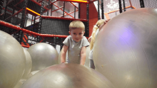 Image of a child playing at the Bexley fostering together fun day