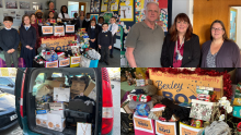 Four images from the Bexley Box donation collection at St Joseph Catholic School